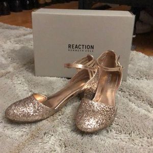 Holiday sparkles in a pair of pint size heels!